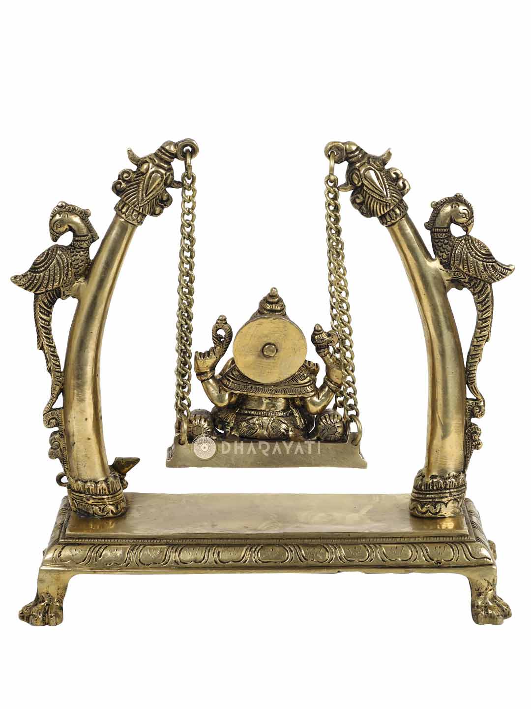 Ganesh Jhula Decorative Brass Figurine