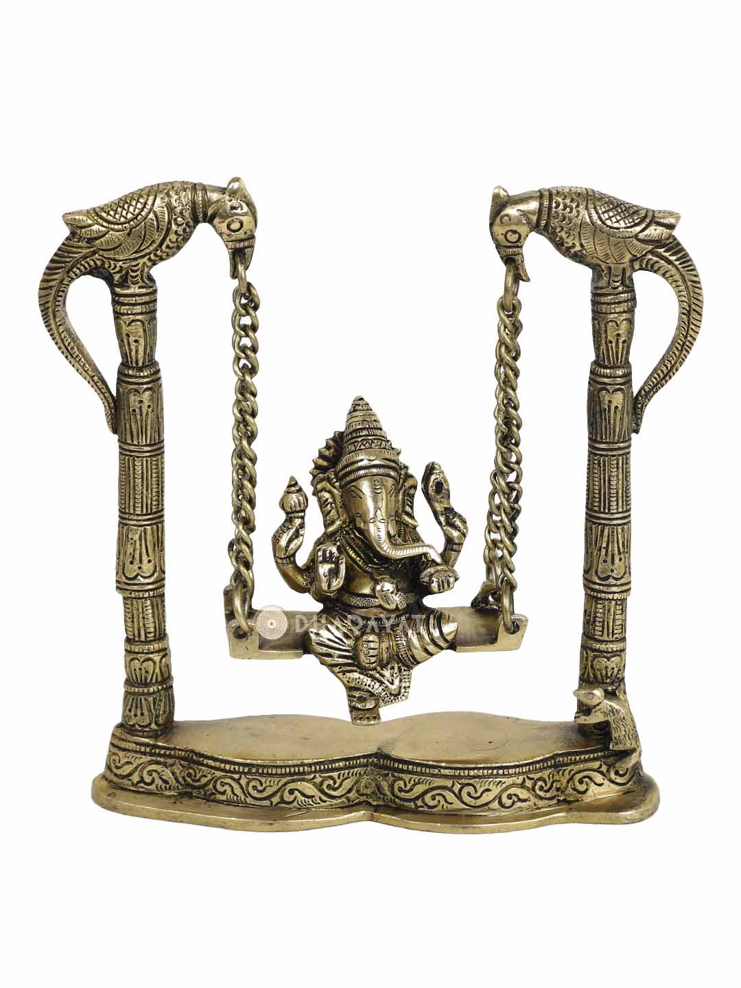 Ganesh Jhula Decorative Brass Figurine