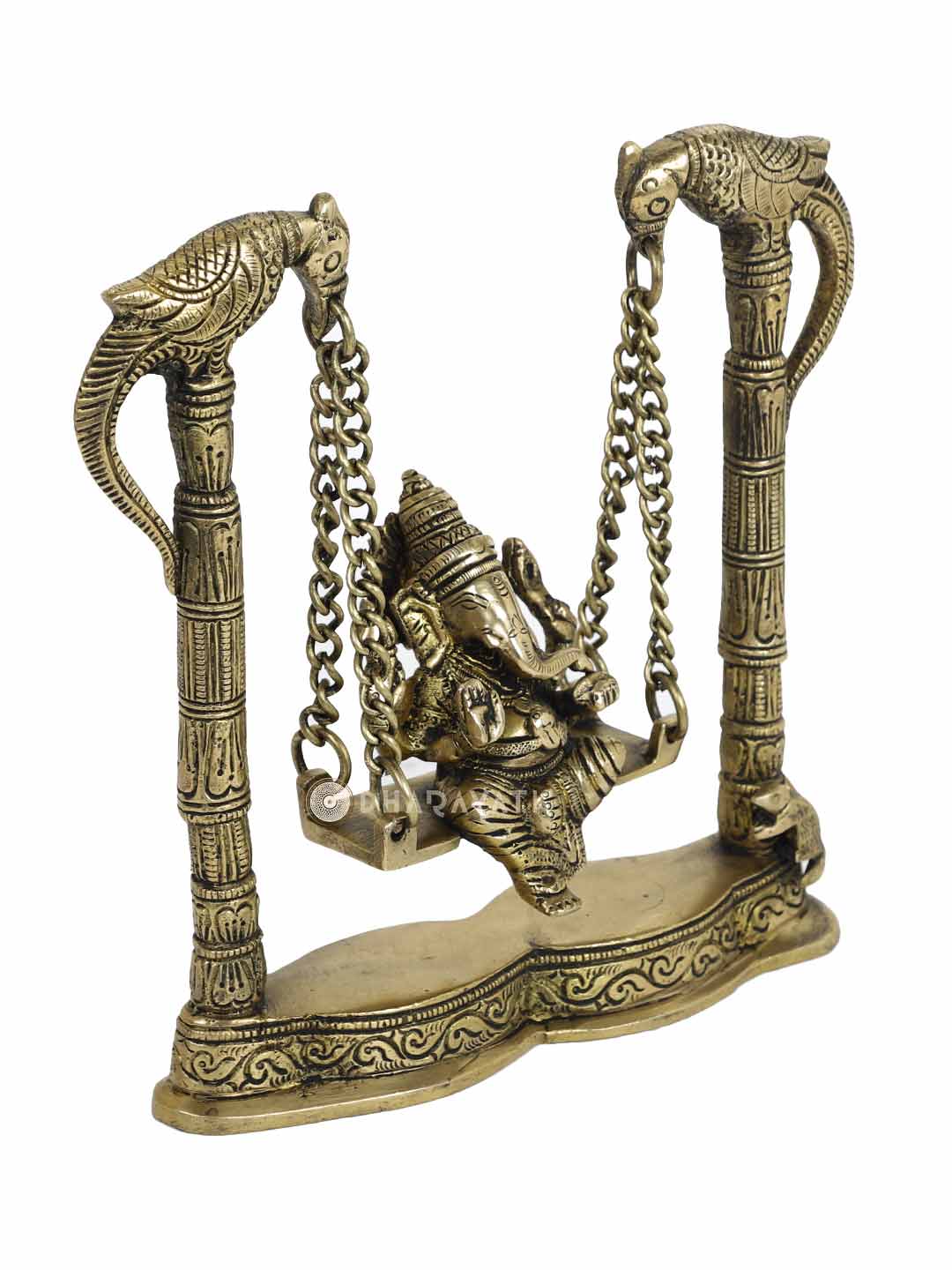 Ganesh Jhula Decorative Brass Figurine