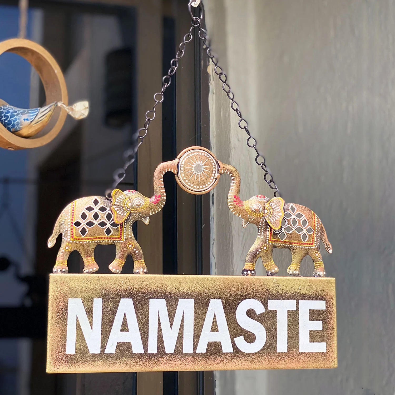 Namaste Handpainted Wall Hanging