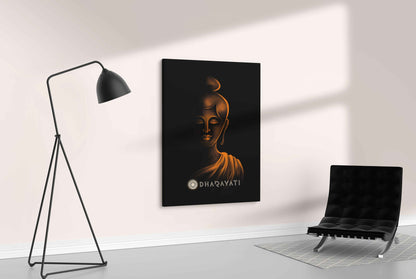 Transcendence in Stillness: Buddha - Canvas Art