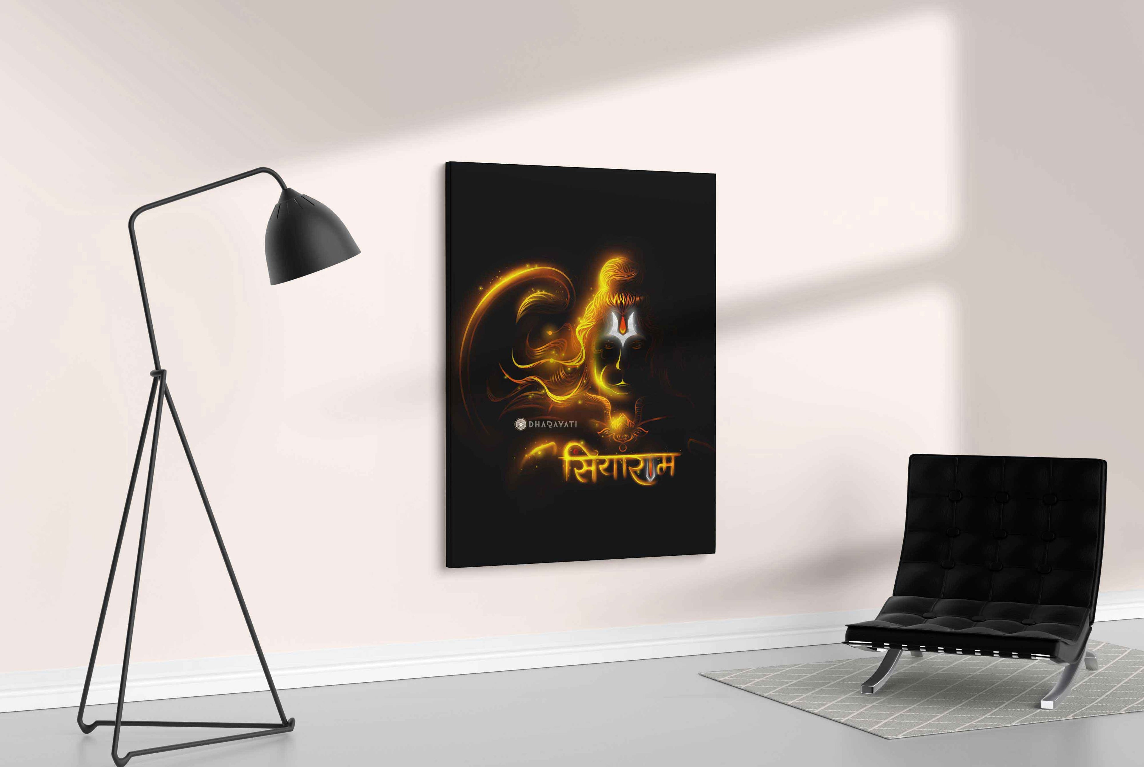 The Mighty Hanuman: Devotion Incarnate - Canvas Art