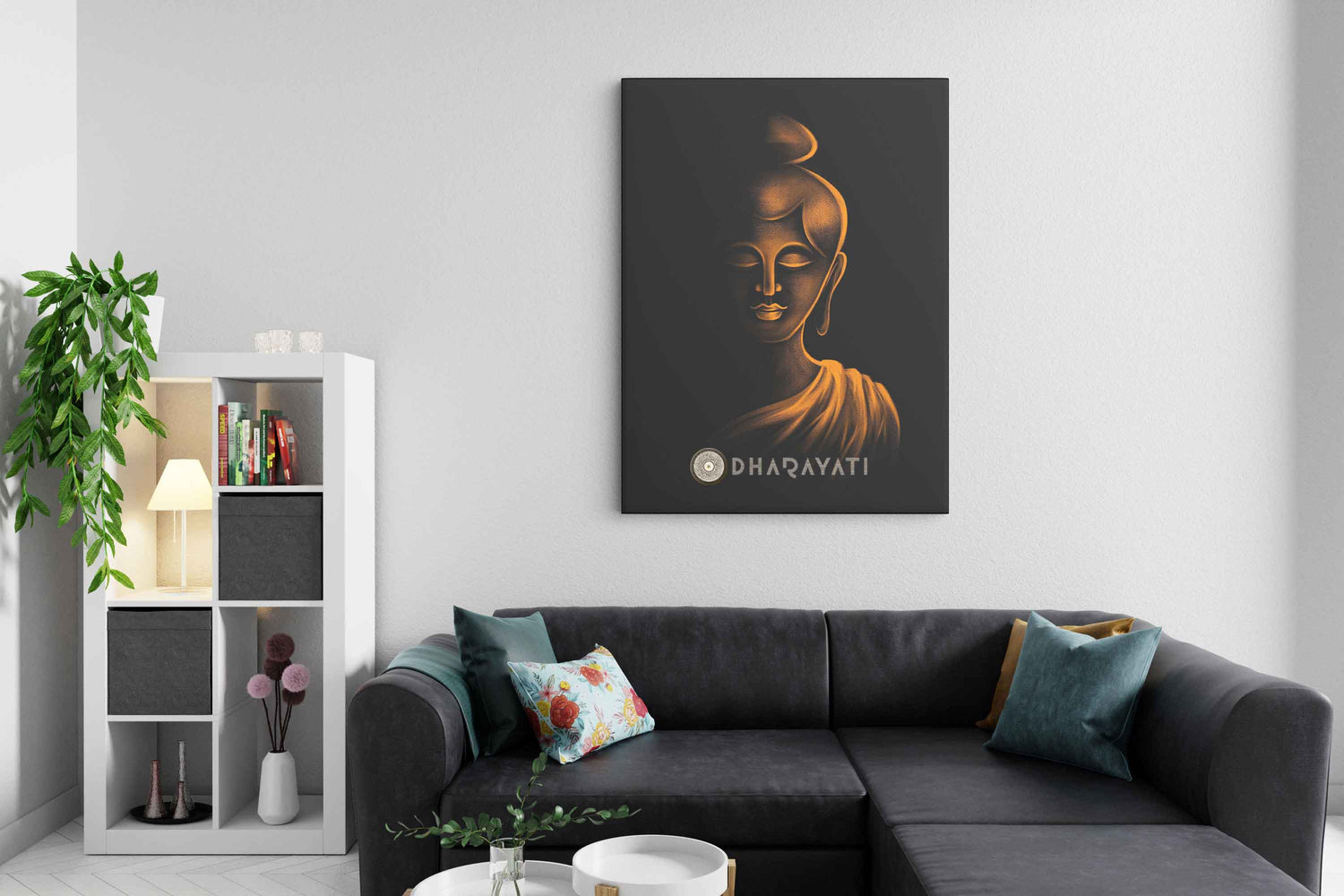 Transcendence in Stillness: Buddha - Canvas Art