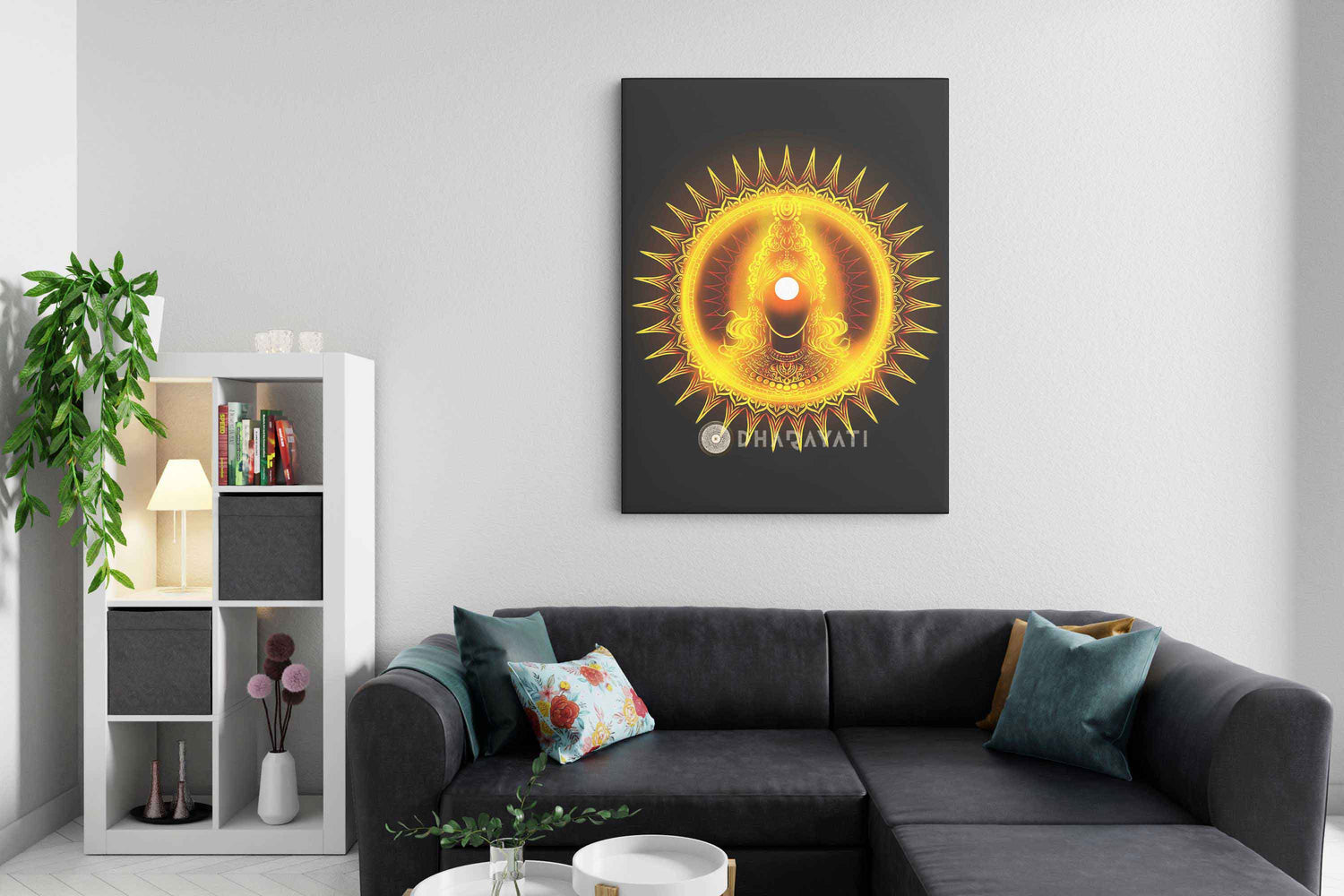 Blessed Devotion: Chhathi Maiya - Divine Canvas Art