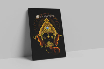 The Remover of Obstacles: Lord Ganesha - Canvas Art