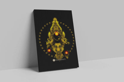 Goddess of Prosperity: Lakshmi Devi - Canvas Art