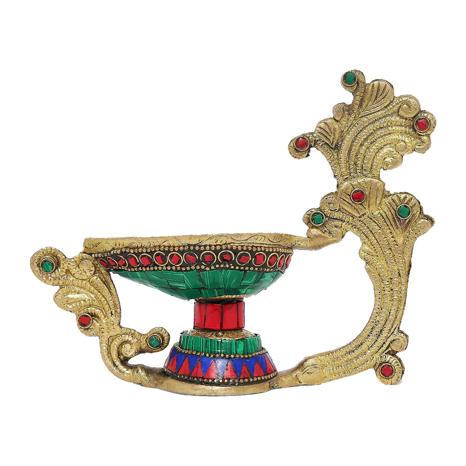 Brass Stonework Aarti Deepak