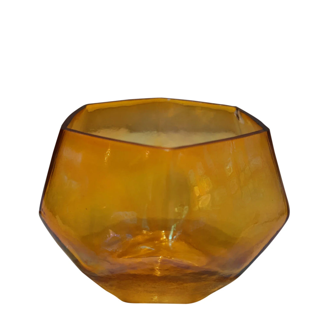 T-Lite Holder Hexagon Shape Amber