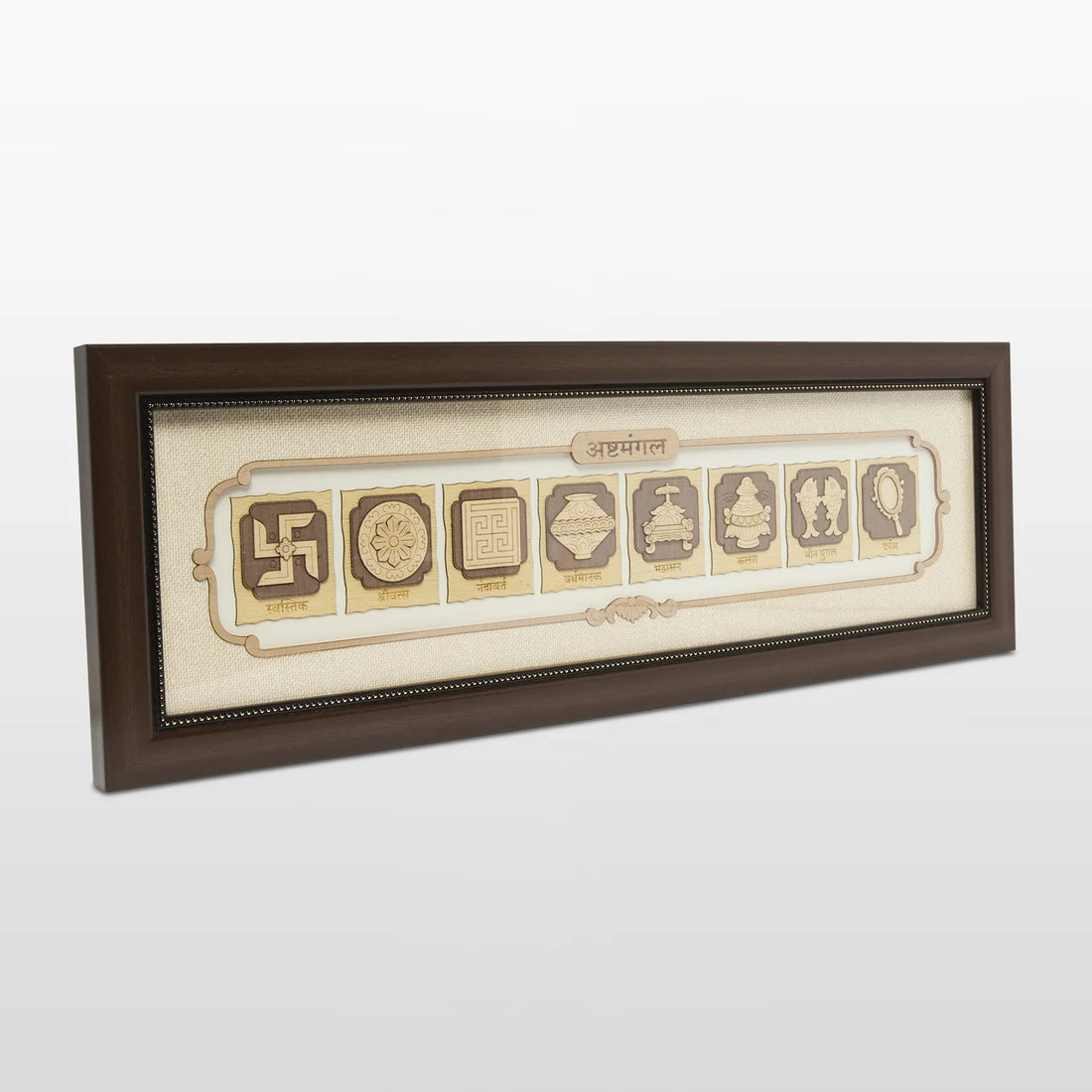 Ashtamangal Wood Art Frame