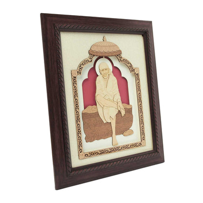 Saibaba Wood Art Frame