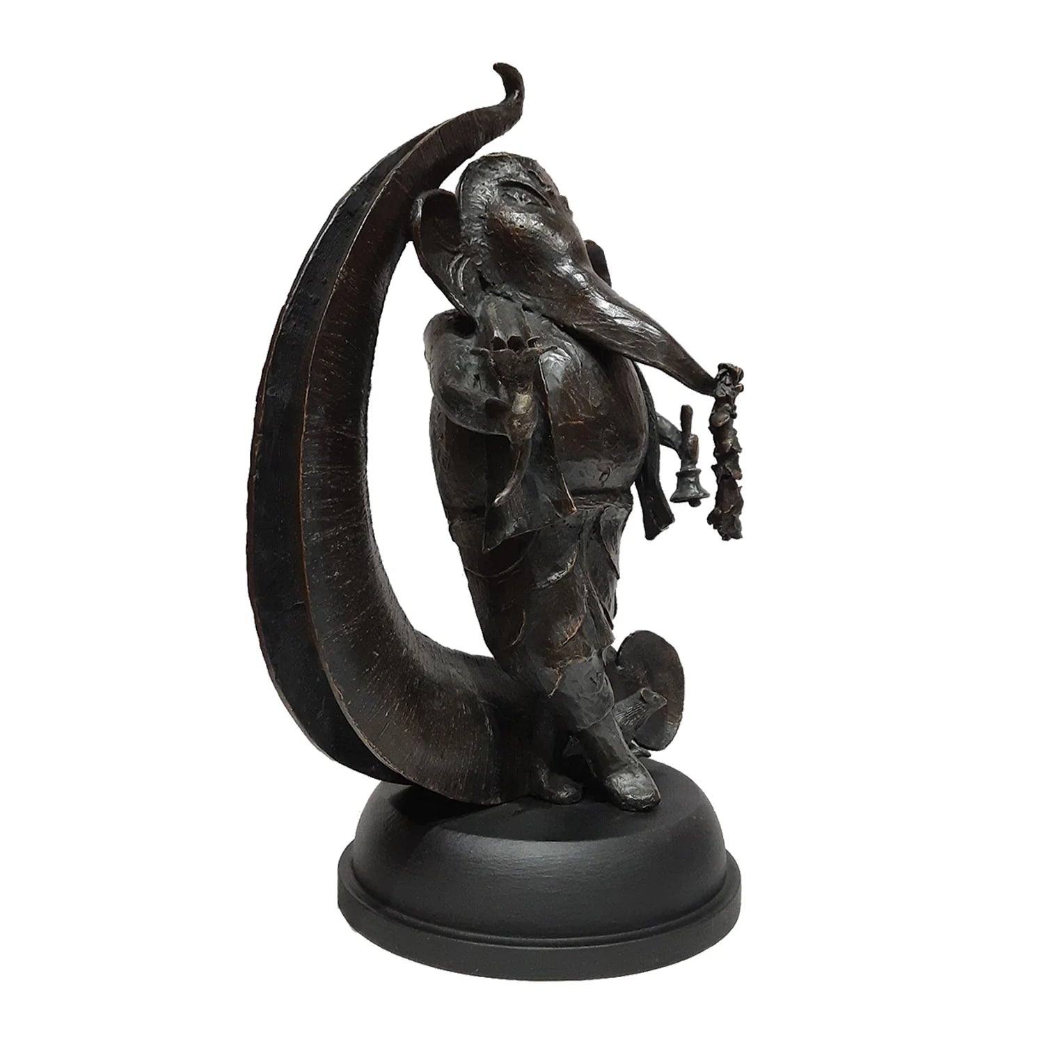 Bronze Ganesha with Elephant Trunk