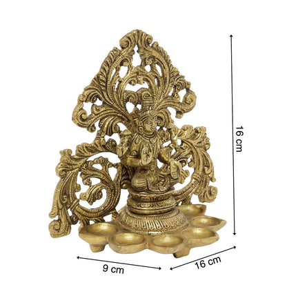 Brass Laxmi Jaali Deepak