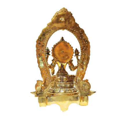 Brass Deepak Laxmi in Arch