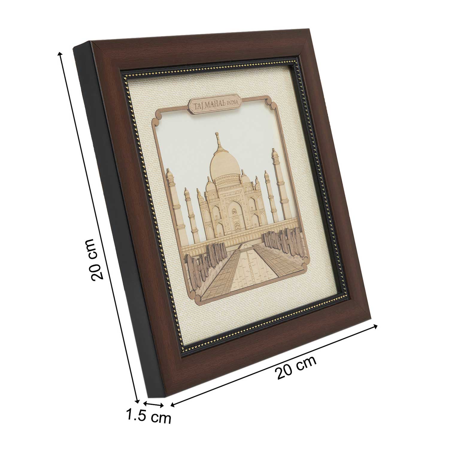 Taj Mahal Wood Art Frame