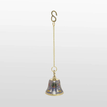 Brass Engraved Temple Bell Small (Assorted Designs)