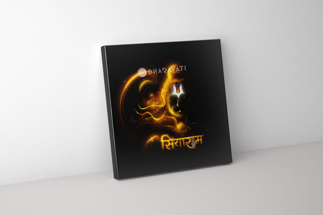 Devotion and Strength: Lord Hanuman - Canvas Art