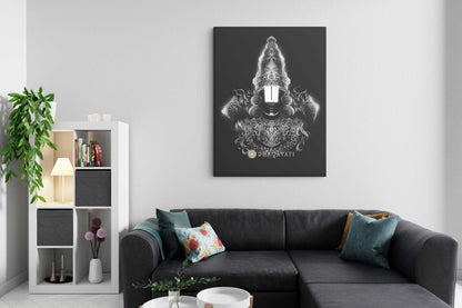 Divine Grace: Lord Venkateshwara Swamy - The Supreme Lord of Wealth and Devotion | Canvas Art