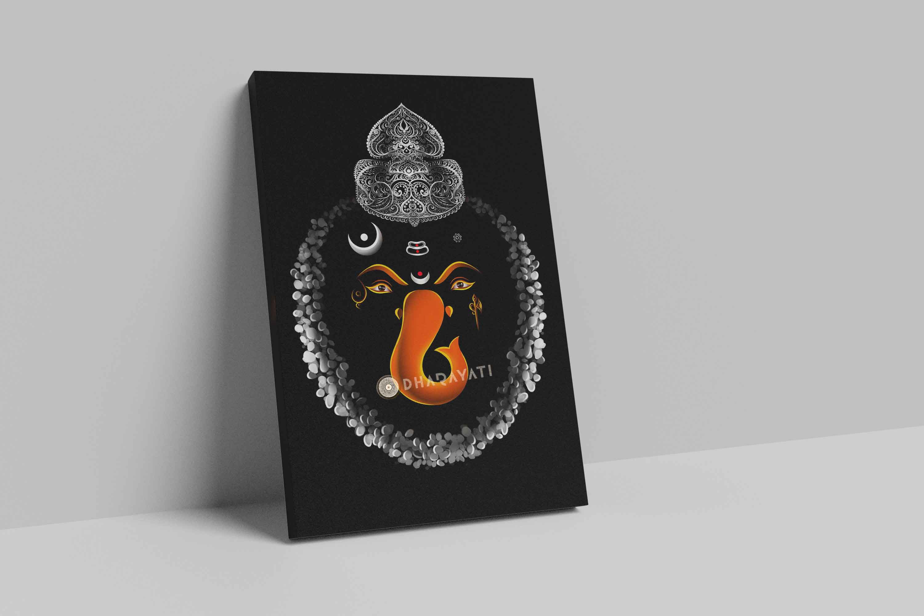 Divine Remover of Obstacles: Lord Ganesha - The Elephant-Headed God | Inspiring Canvas Art