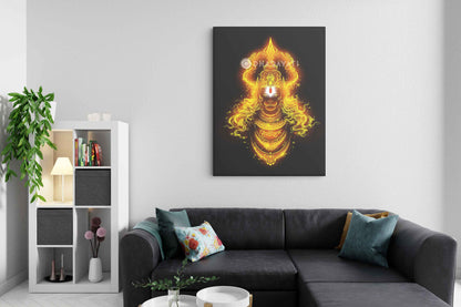 Divine Strength and Devotion: Hanuman | Inspiring Canvas Art