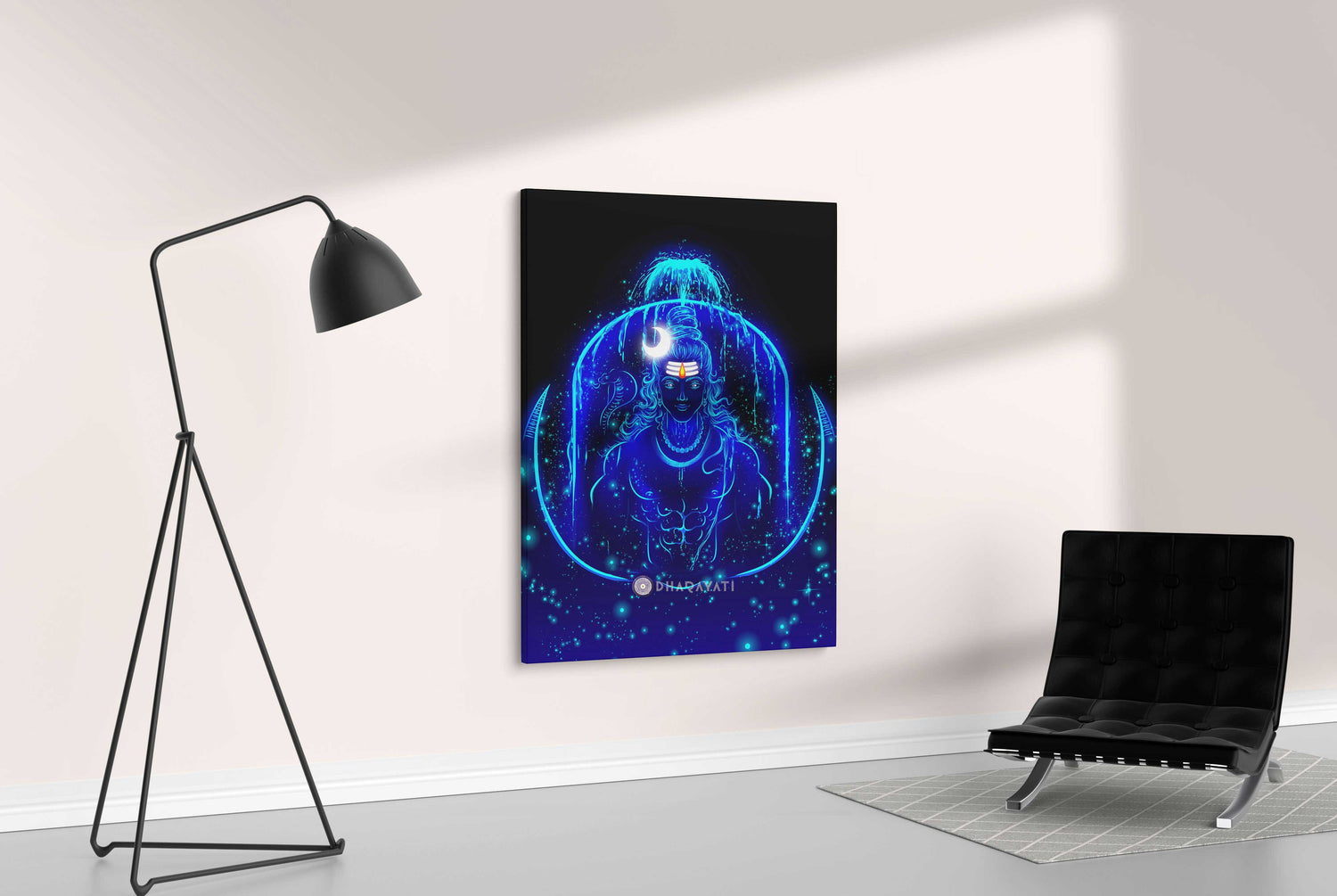 Shiva Mahadev Canvas Art - A Sacred Tribute to the Supreme Lord of Creation and Destruction