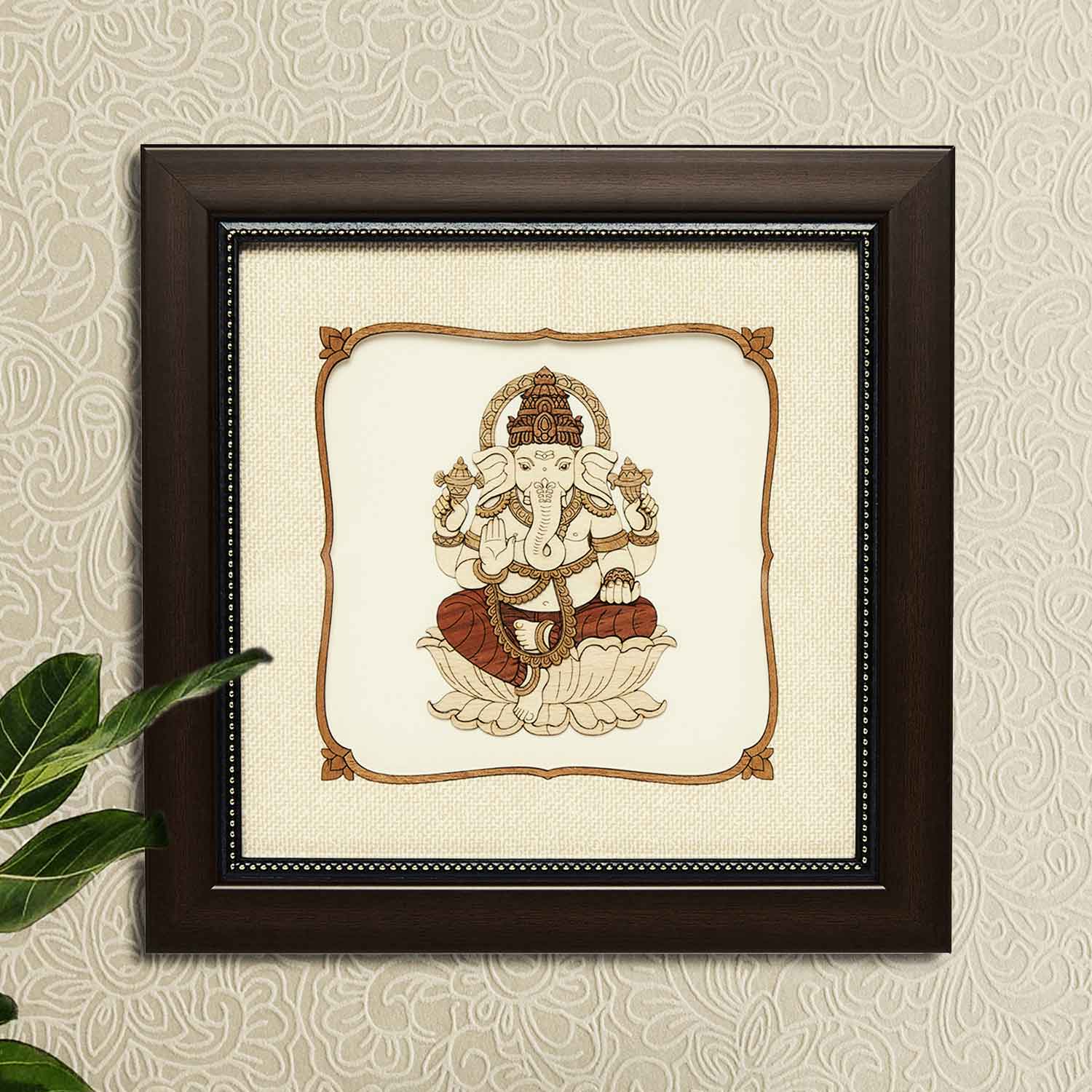 Ganpati Wood Art Frame