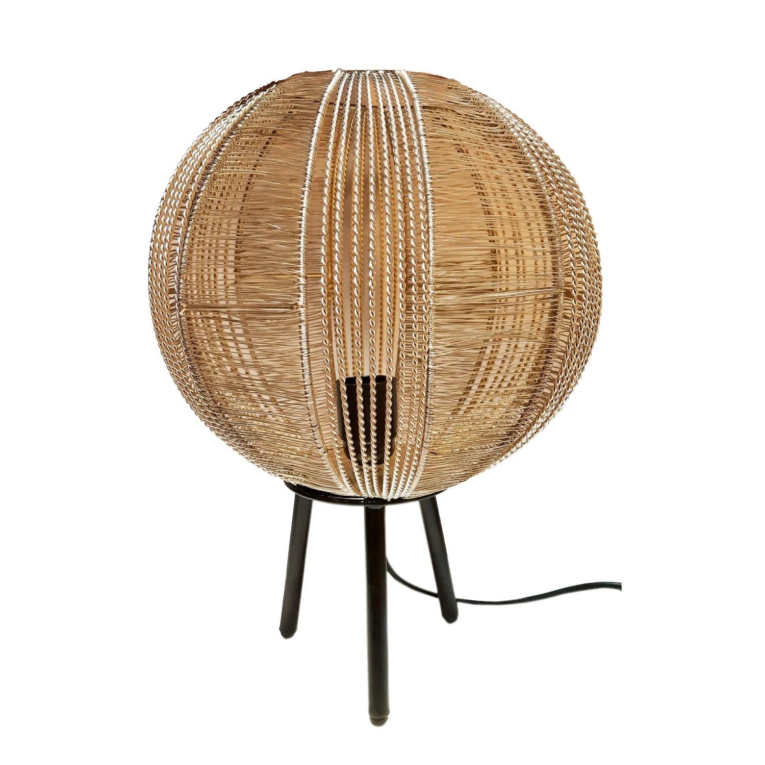 Table Lamp in Round Wire Design