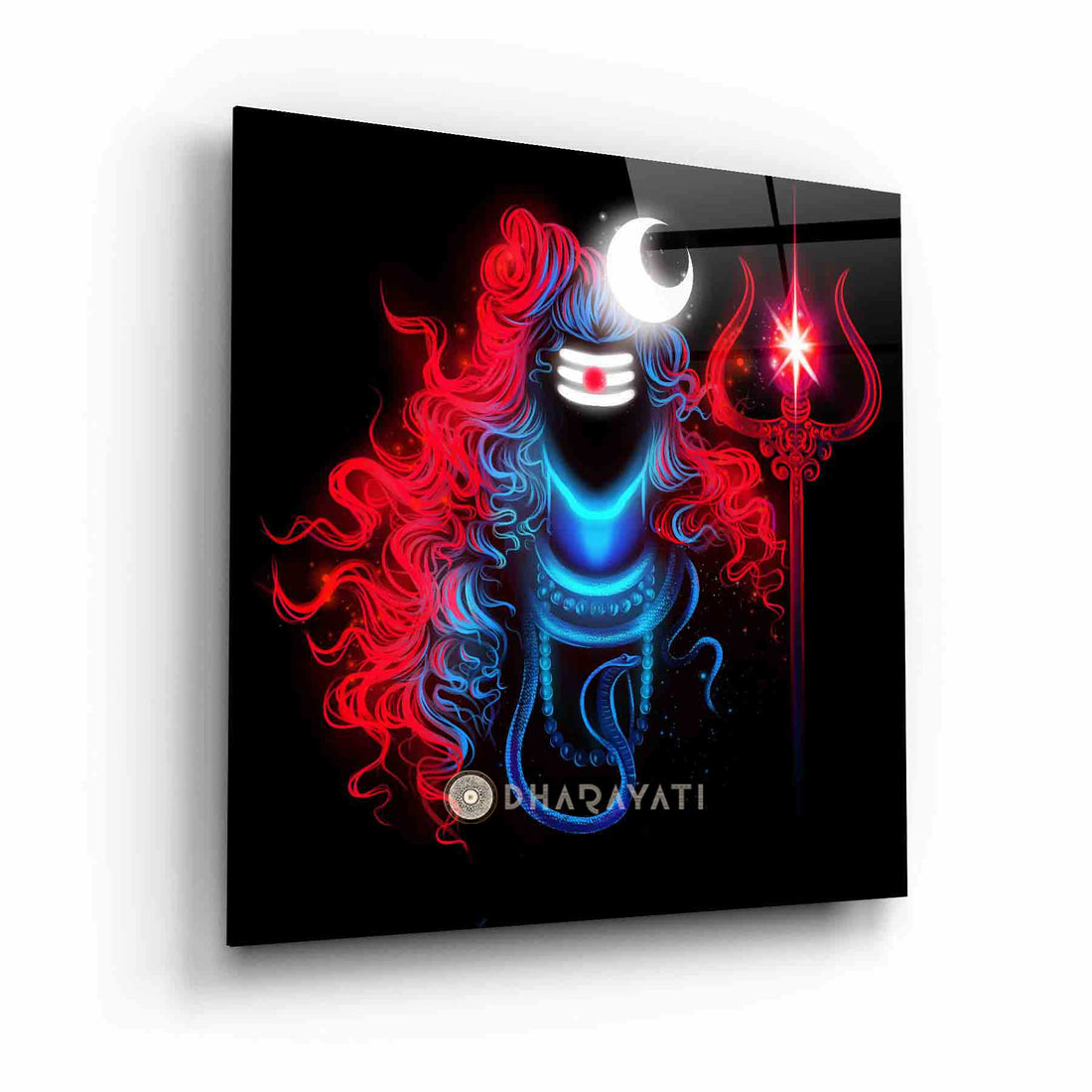 Shiva Mahadev | Glass Wall Art