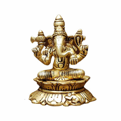 Brass Ganapati Idol