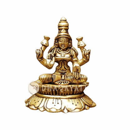 Brass Mahalaxmi Idol