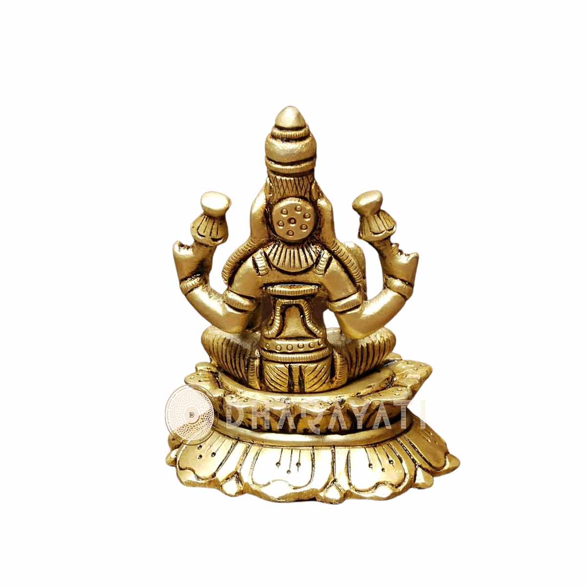 Brass Mahalaxmi Idol