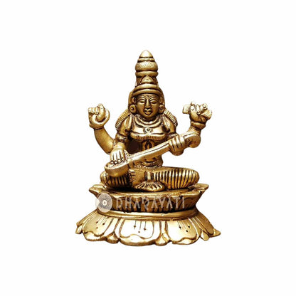 Brass Saraswathi Idol