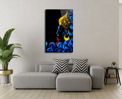 Devi Glass Wall Art - Embrace the Divine Energy