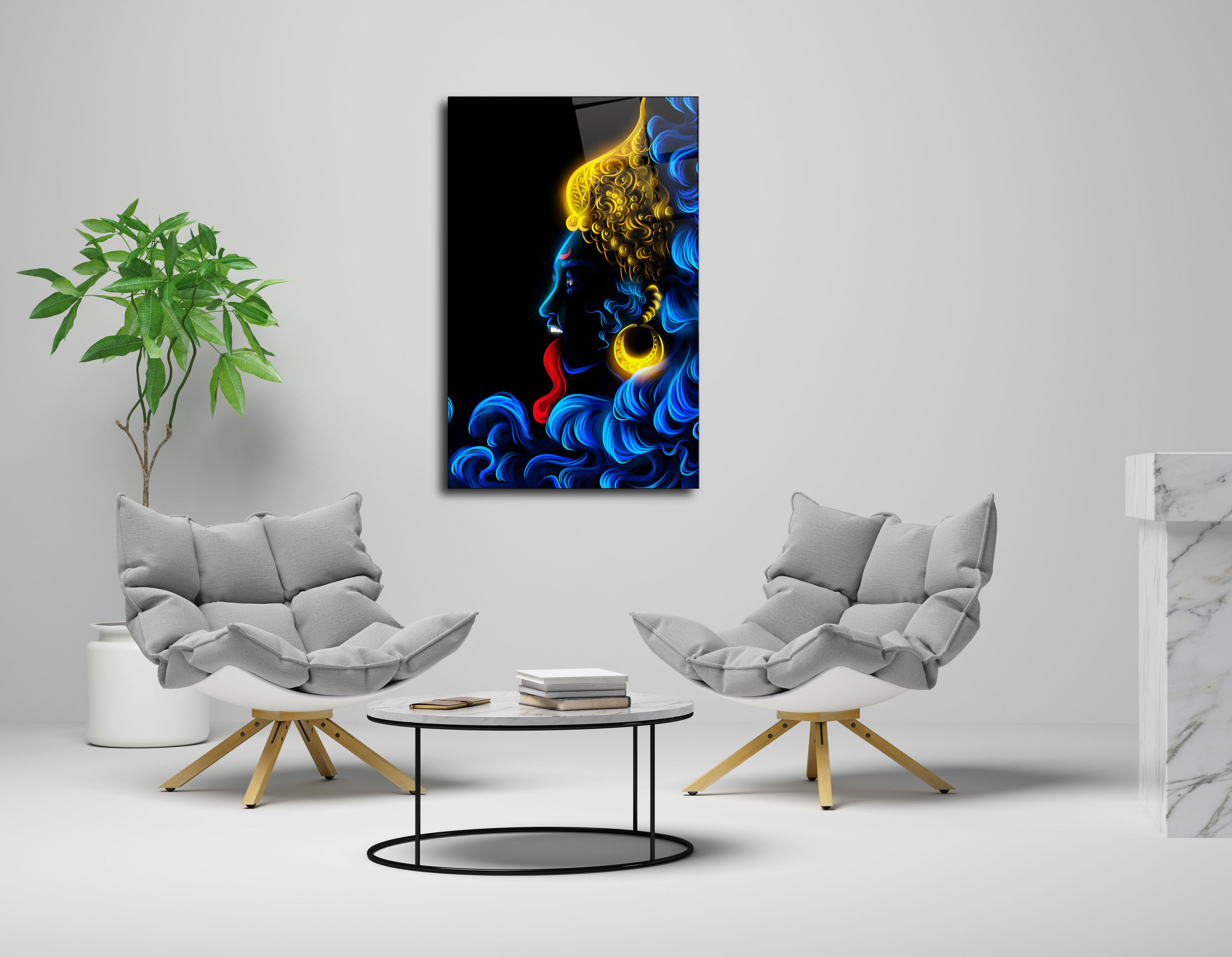 Devi Glass Wall Art - Embrace the Divine Energy