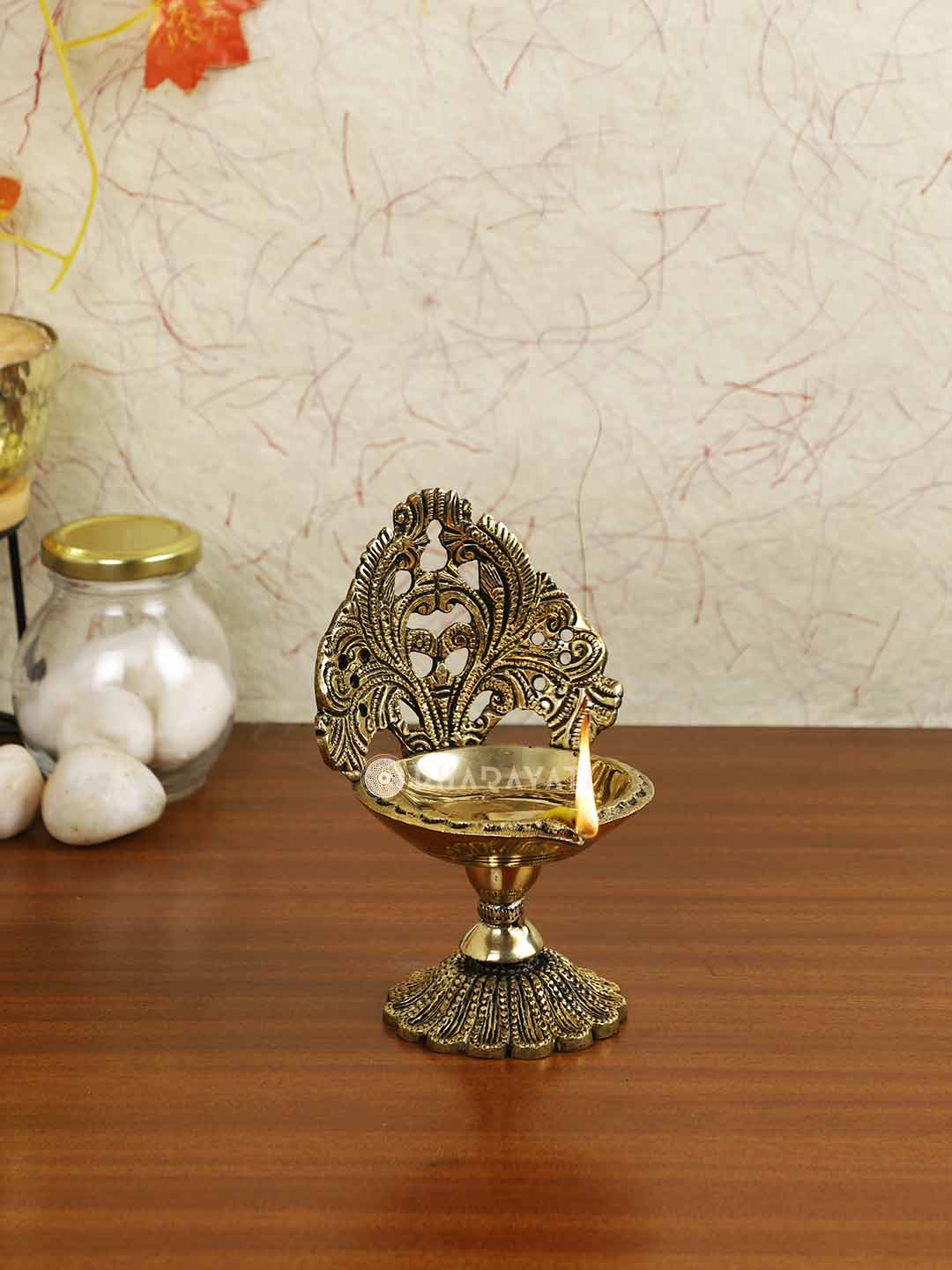 Fancy Brass Diya