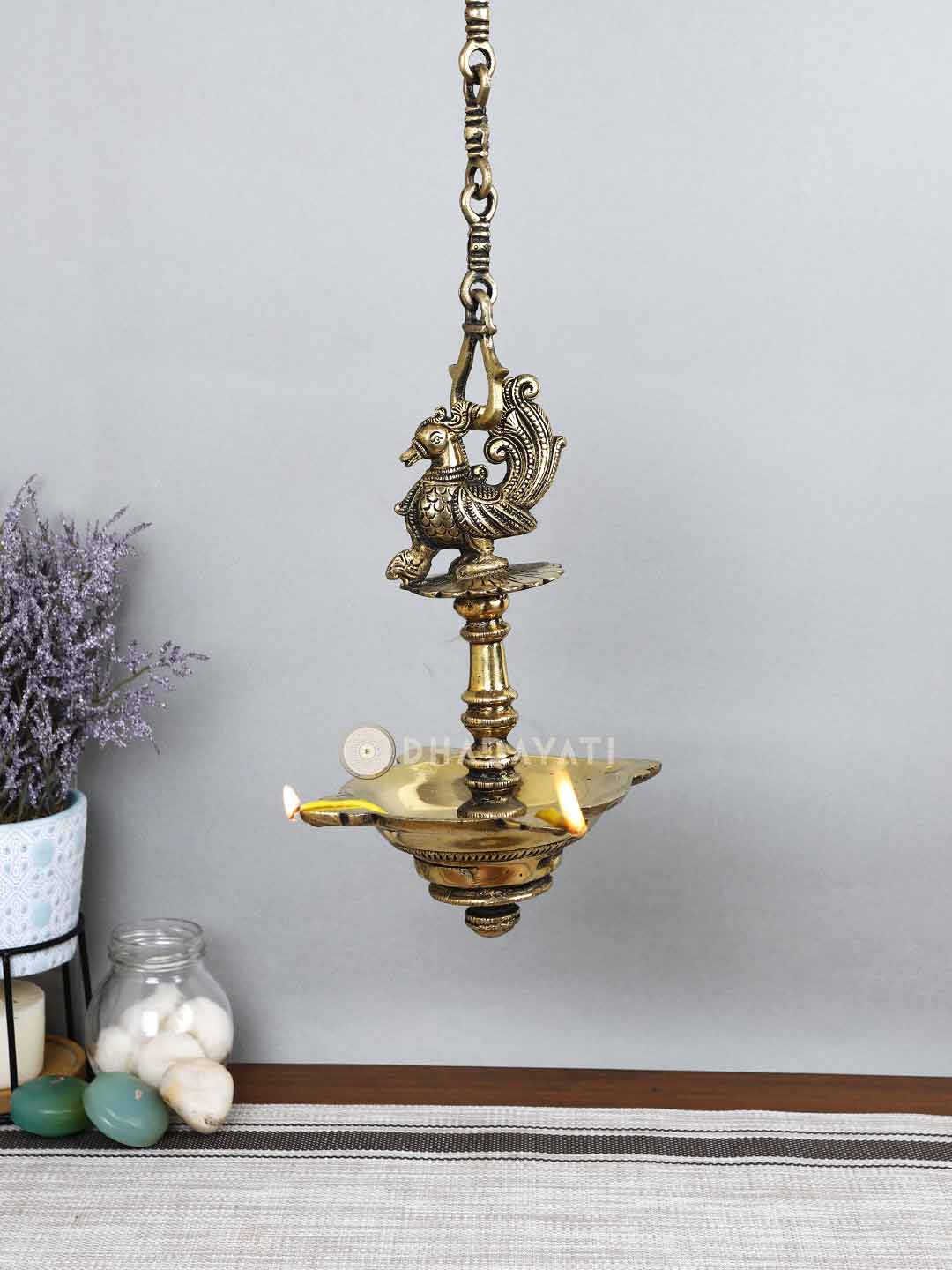 Bird Hanging Lamp Diya