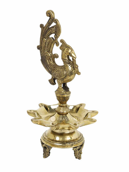 Brass Diya Lamp 3 Legs