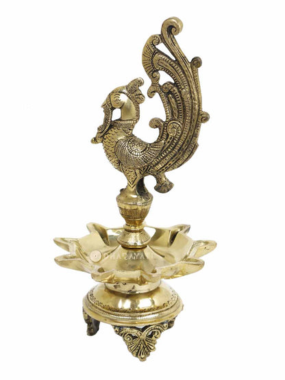 Brass Diya Lamp 3 Legs