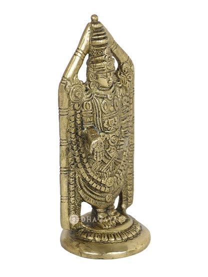 Lord Venkateshwara Brass Decorative Figurine