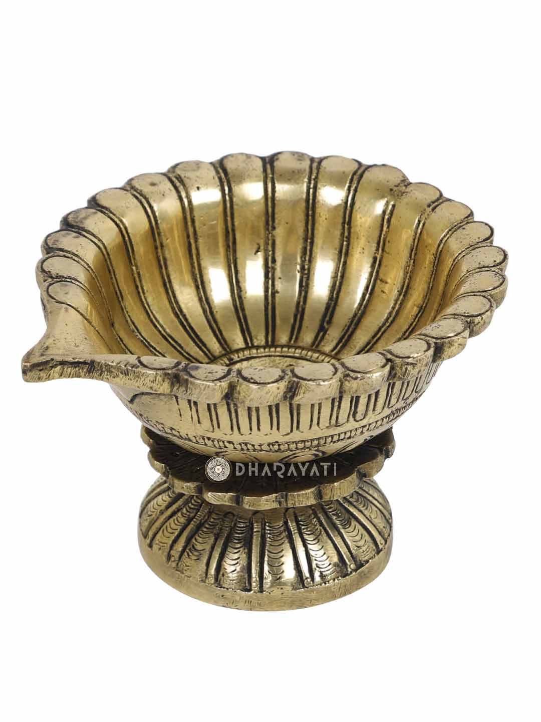 Fancy Brass Diya Diwali Pooja Decor