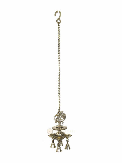 Bird Chain Hanging Lamp With Bells