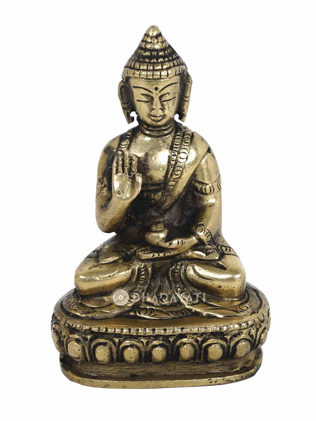 Buddha Decorative Brass Figurine