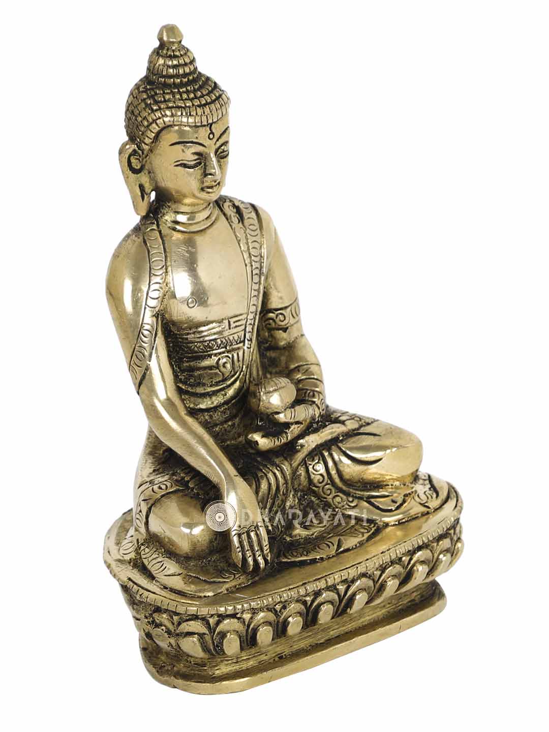 Buddha Decorative Brass Figurine