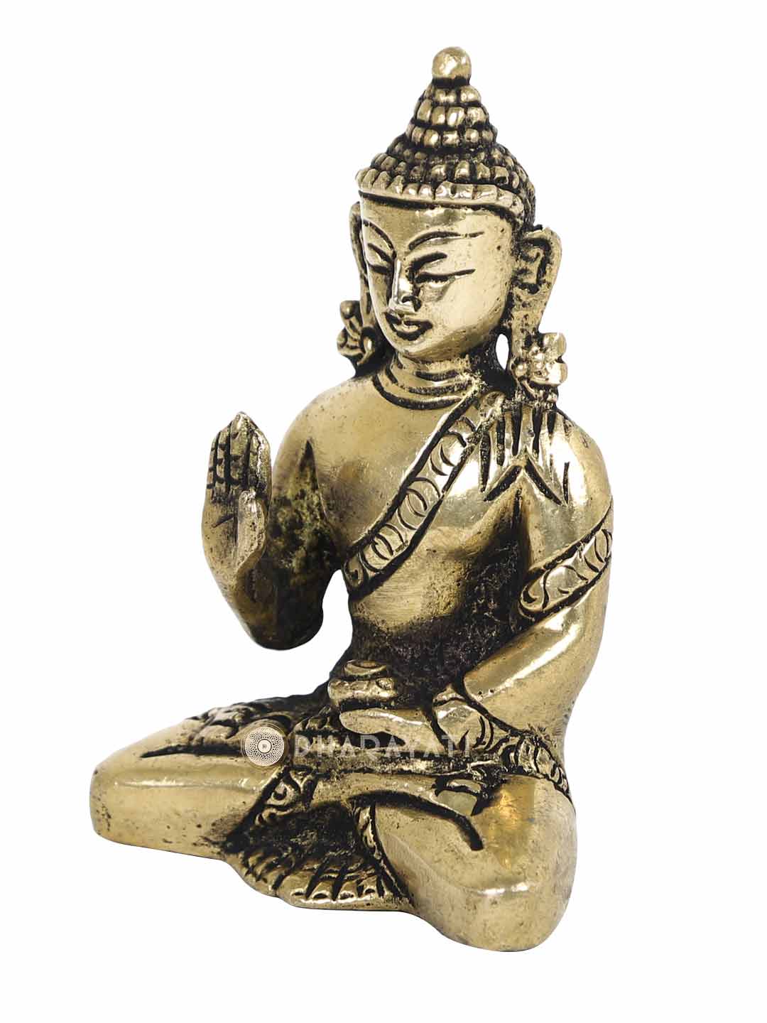 Buddha Decorative Brass Figurine