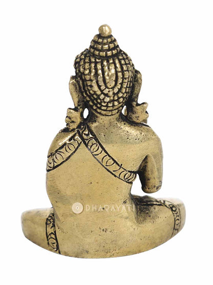 Buddha Decorative Brass Figurine