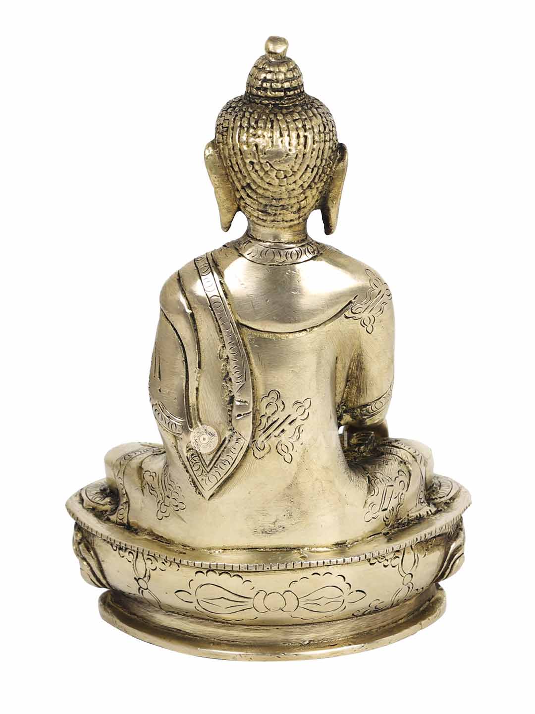 Buddha Set Of 2 Decorative Brass Figurine