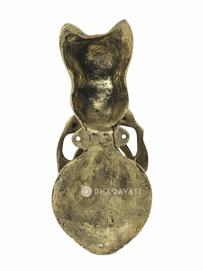 Cat Design Door Knocker Decorative Brass