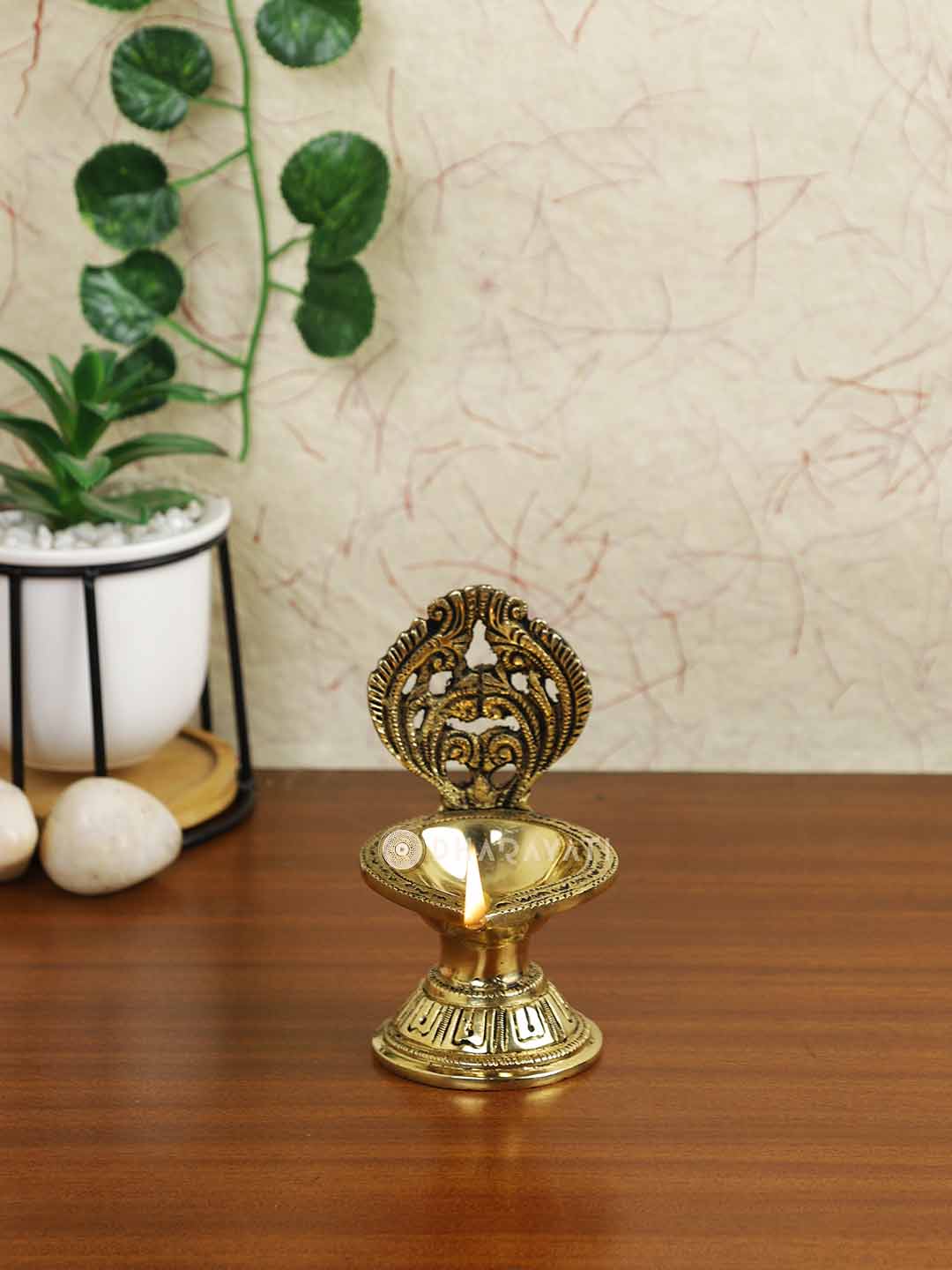 Brass Diya Diwali Pooja Decor