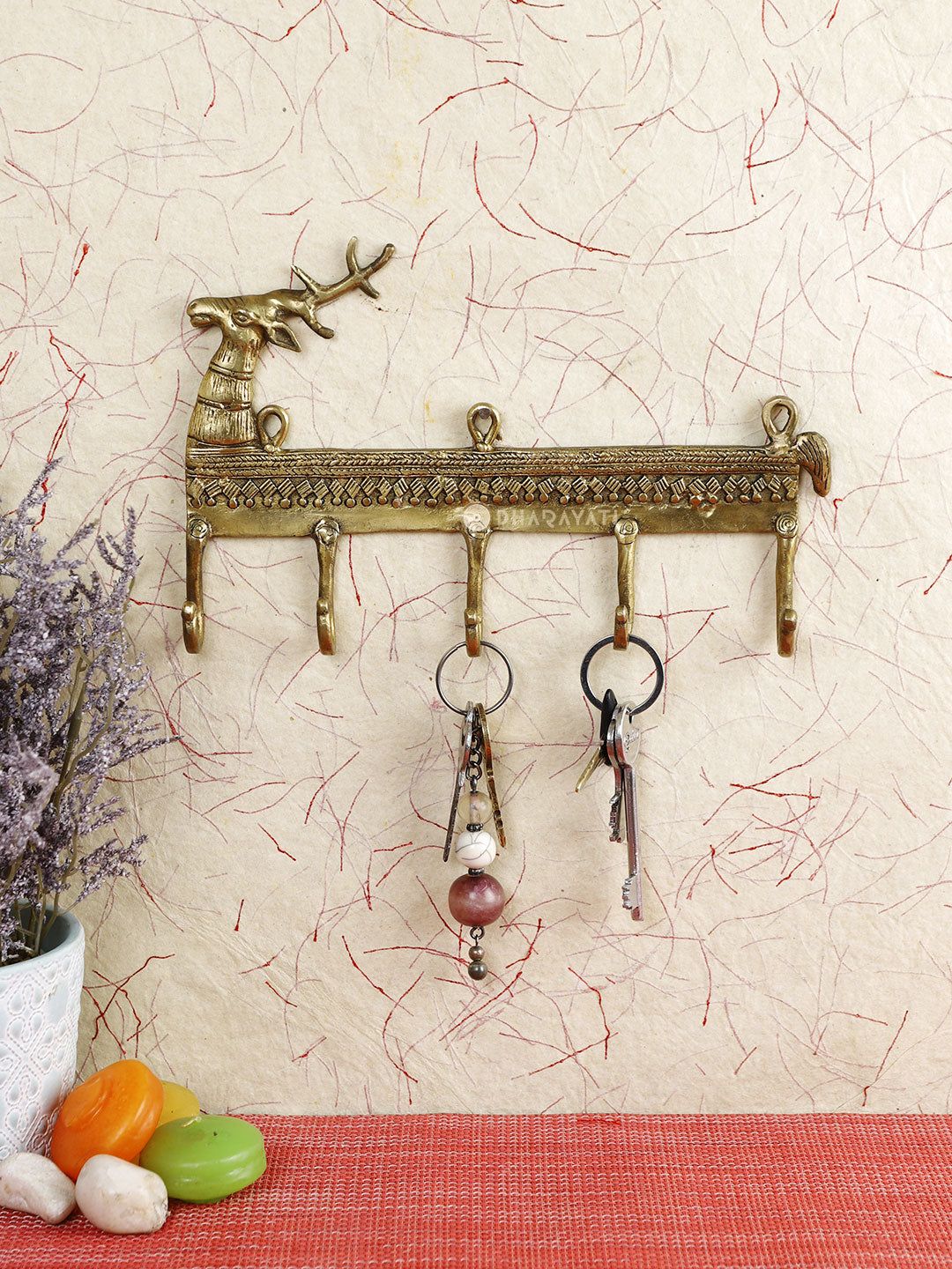 Deer Design Keys Wall Hook