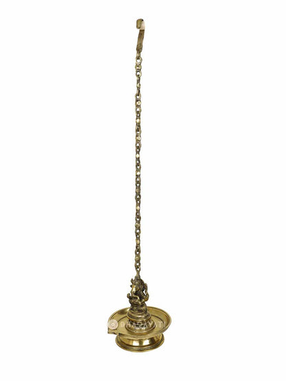 Ganesh Design Chain Hanging Lamp