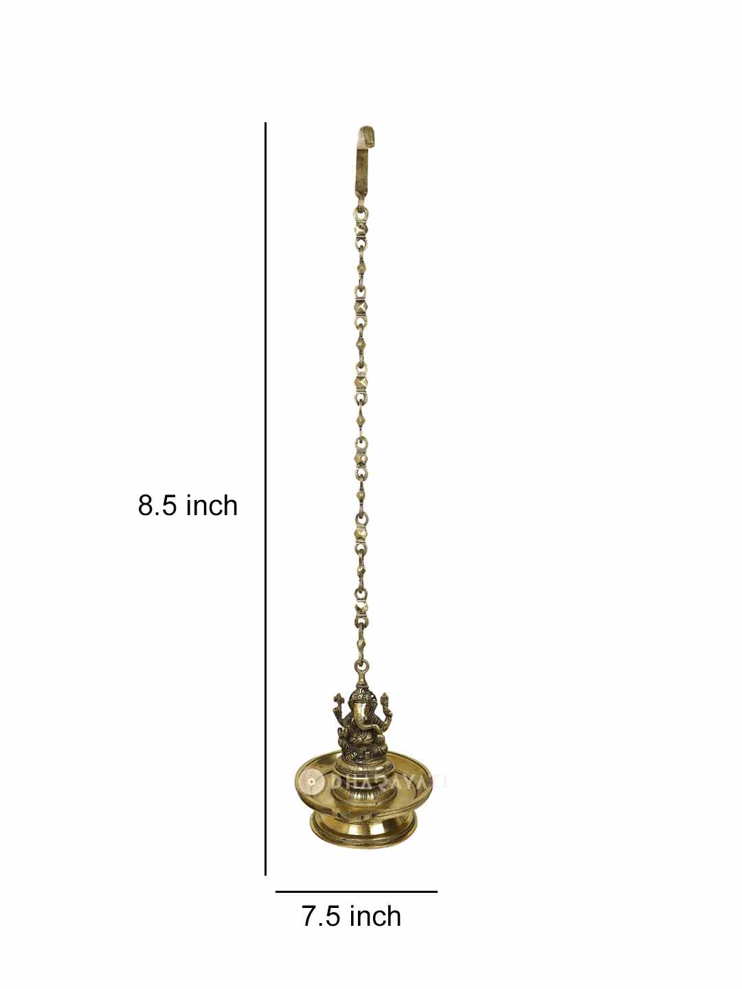 Ganesh Design Chain Hanging Lamp